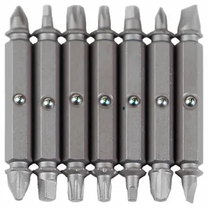 MEGAPRO 6REPLACEMENT-SL44 Screwdriver Bit Set, Shaftlok Driver Bit Set, 1/4 Inch Hex Shank Size, S2 Steel | CT2VUA 794JG4