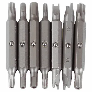 MEGAPRO 6REPLACEMENT-TP Screwdriver Bit Set, Driver Bit Set, 1/4 Inch Hex Shank Size, S2 Steel | CT2VTY 794JG7