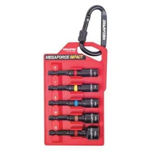 MEGAPRO 9BP-I-HNDB Nutsetter, Metric, 5 Piece | CE7TLK