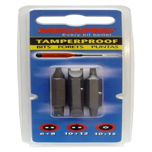 MEGAPRO 9BP-TP-3A Screwdriver Replacement Bit, Tamperproof | CE7TQM