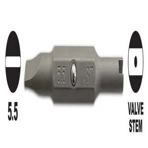 MEGAPRO F5.5-VST Valve Stem Bit, Flat Slot | CE7TNE