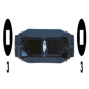 MEGAPRO SD3-3PLR-B Square Bit, Double End, 3-3 Point Size, Black | CE7TGT