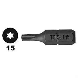 MEGAPRO T(1)15 Torx Bit, Star, 1 Inch Size, 15 Point Size | CE7TJV