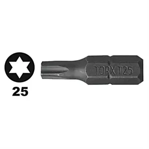 MEGAPRO T(1)25 Torx Bit, Star, 1 Inch Size, 25 Point Size | CE7TJX