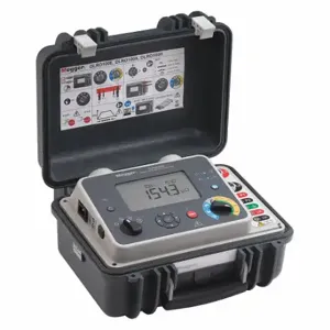 MEGGER DLRO-100XB-LG2-P3 Low Resistance Oh mmeter, Cat Iv 600V, 1.999 Ohm Max Insulation Resist, 3 Digits, Digital | CT2VUM 48UT73