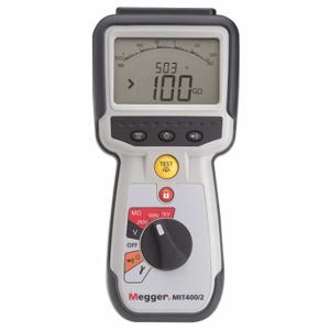 MEGGER MIT420/2 Megoh mmeter, 0.01 ohm to 1 megaohm, CAT IV 600V, Included, Battery, Digital, Insulation | CT2VUC 49AG74