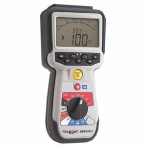 MEGGER MIT430/2 Megoh mmeter, 0.01 ohm to 1 megaohm, CAT IV 600V, Included, Battery, Digital, Insulation | CT2VUD 49AG75