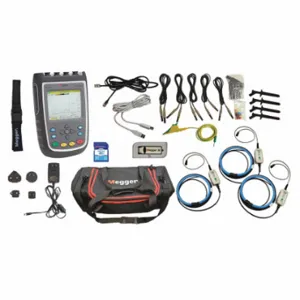 MEGGER MPQ1000-S-KIT Power Quality Analyzer Kit, Cat Iii 1000V/Cat Iv 600V, 6000 A Max Ac Current Measured | CT2VUP 54DF02