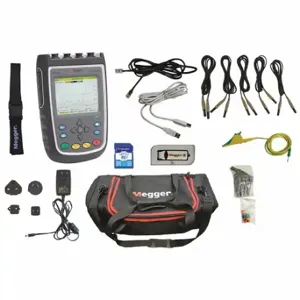 MEGGER MPQ1000 Power Quality Analyzer, Cat Iii 1000V/Cat Iv 600V, 6000 A Max Ac Current Measured | CT2VUR 54DF04