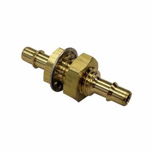 MEM CO 1/4BK3 1/2-NP Barb Fitting, Nickel-Plated Brass, Barbed X Barbed, For 5/32 X 5/32 Inch Tube Id | CT2YBP 792DA5