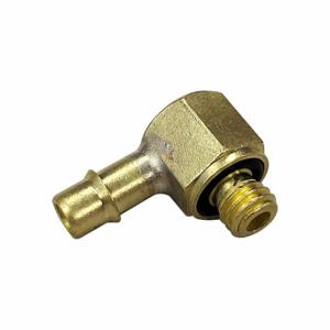 MEM CO 1/8BSPP-LB1-O-NP Barb Fitting, Nickel-Plated Brass, Male Bspp X Barbed, 1/8 Inch Pipe Size | CT2YLH 792CY0
