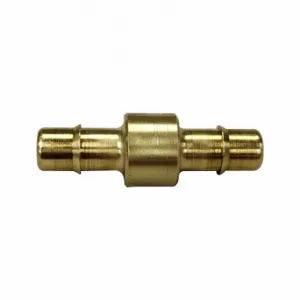 MEM CO C3 1/2 Barb Fitting, Brass, Barbed X Barbed, 11/16 Inch Overall Length | CT2XCU 792AA6