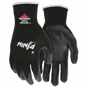 MEMPHIS GLOVE N9674S Gloves, Seamless Dipped, Small, Black | CT2ZAU 43PE36