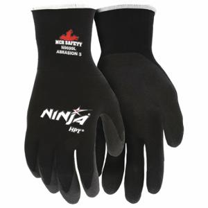 MEMPHIS GLOVE N9699M Handschuhe, PVC-beschichtetes Nylon, Medium, Schwarz, PK 2 | CT2ZAN 43PE38