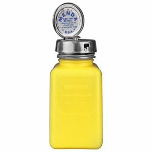 MENDA 35268 Bottle, 6 oz Labware Capacity - English, HDPE, Includes Closure, Stainless Steel, Wide | CT2ZBA 55NG37