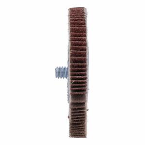 MERIT 08834134001 Flap Wheel, 2 1/2 Inch Dia x 1/4 Inch W, 1/4 20 Threaded-Shank, Aluminum Oxide | CT2ZXW 358EV9