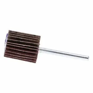 MERIT 08834137543 Flap Wheel, 5/8 Inch Dia x 3/4 Inch W, 1/8 Inch Straight-Shank, Aluminum Oxide, P180 Grit | CT3ABC 358FP2