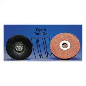 MERIT 08834160011 Quick Change Disc Backup Pad, Ts, 2 Inch Dia, 1/4 Inch Straight-Shank, Medium Density | CT2ZHK 3RU43