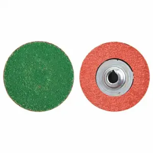 MERIT 08834167071 Quick-Change Sanding Disc, Ts, 2 Inch Dia, Zirconia Alumina, 120 Grit, Y Wt Polyester | CT2ZUA 1EDV6