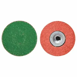 MERIT 08834167074 Quick-Change Sanding Disc, Ts, 3 Inch Dia, Zirconia Alumina, 50 Grit, Y Wt Polyester | CT2ZUG 1EDV8