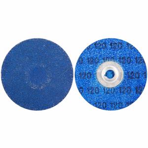 MERIT 08834167078 Quick-Change Sanding Disc, 3 Inch Dia, Zirconia Alumina, 120 Grit, Polyester | CT2ZRX 358EY8