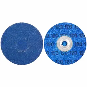 MERIT 08834167078 Quick-Change Sanding Disc, 3 Inch Dia, Zirconia Alumina, 120 Grit, Polyester | CT2ZRX 358EY8