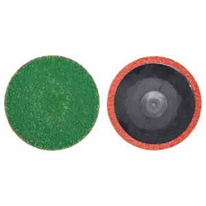 MERIT 08834167096 Quick-Change Sanding Disc, 1 Inch Dia, Zirconia Alumina, 60 Grit, Polyester | CT2ZRL 3RY11