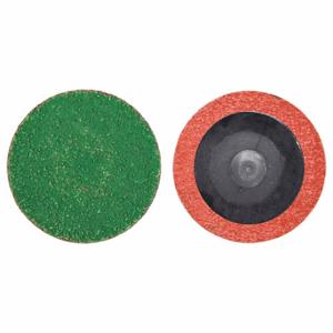 MERIT 08834167106 Quick-Change Sanding Disc, 1 1/2 Inch Dia, Zirconia Alumina, 120 Grit, Polyester | CT2ZRC 3RY20