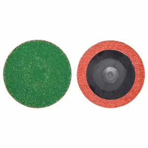 MERIT 08834167106 Quick-Change Sanding Disc, 1 1/2 Inch Dia, Zirconia Alumina, 120 Grit, Polyester | CT2ZRC 3RY20