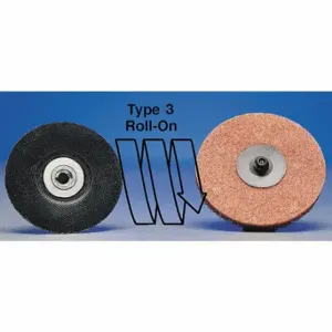 MERIT 08834167109 Quick-Change Sanding Disc, 2 Inch Dia, Zirconia Alumina, 50 Grit, Polyester, 100 PK | CT2ZRR 2KNK4