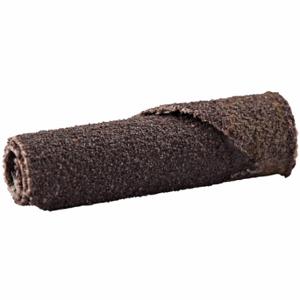 MERIT 08834180061 Cartridge Roll, Straight, 1/4 Inch Dia x 1 Inch L, 1/8 Inch Pilot, Aluminum Oxide, 60 Grit | CT2ZLH 358ED2