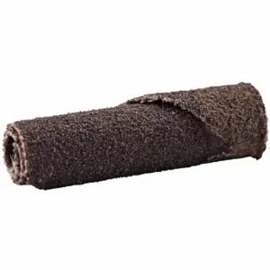 MERIT 08834180062 Cartridge Roll, Straight, 1/4 Inch Dia x 1 Inch L, 1/8 Inch Pilot, Aluminum Oxide, 80 Grit | CT2ZLJ 804KK1