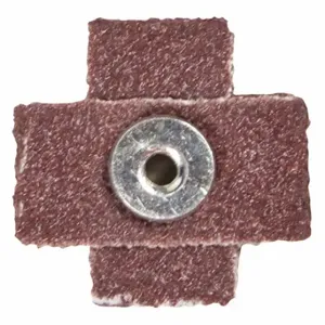 MERIT 08834185519 Cross Pad, 1 Inch W X 1 Inch L, #3-48 Eyelet, Aluminum Oxide, P80 Grit, J Wt Cotton, R228 | CT3ADF 464R06