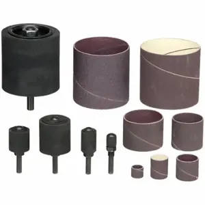 MERIT 08834191461 Spiral Band Kit, Aluminum Oxide, 120/80 Grit | CT3AED 3DV67