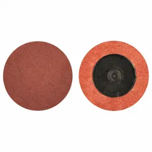 MERIT 69957399697 Quick-Change Sanding Disc, 1 1/2 Inch Dia, Aluminum Oxide, P60 Grit, Polyester, 100 PK | CT2ZUR 1EDK9