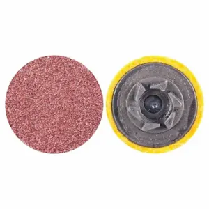 MERIT 69957399740 Quick-Change Sanding Disc, 3/4 Inch Dia, Aluminum Oxide, 50 Grit, Polyester, R766 | CT2ZTH 358FD2