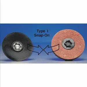 MERIT 69957399768 Quick-Change Sanding Disc, 1 1/2 Inch Dia, Aluminum Oxide, Pack Of 100 | CN2TMH 69957399770 / 2KNH5