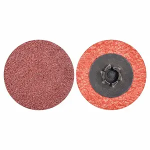 MERIT 69957399769 Quick-Change Sanding Disc, 1 1/2 Inch Dia, Aluminum Oxide, P150 Grit, Polyester, R766 | CT2ZQZ 358EF1