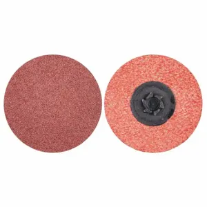 MERIT 69957399773 Quick-Change Sanding Disc, Tp, 2 Inch Dia, Aluminum Oxide, P24 Grit, Y Wt Polyester | CT2ZTJ 1YFN6