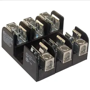 MERSEN FERRAZ 20308R Fuse Base, 250V, 30A Class R, 3 Pole, Tin Plated, Aluminium Box | CH4QQY 20306R