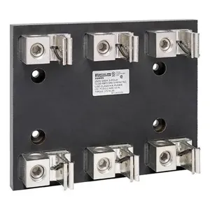 MERSEN FERRAZ 22053 Fuse Base, 250V, 200A Class H And K, 3 Pole, Tin Plated, Copper Box | CH4QUZ