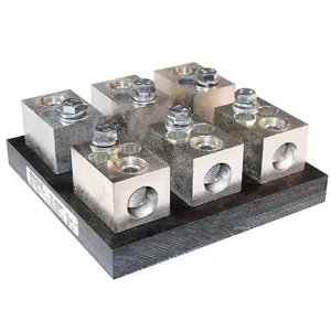 MERSEN FERRAZ 32033T Fuse Base, 300V, 200A, Class T, 3 Pole, Tin Plated, Aluminium Box | CH4RAM