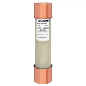 MERSEN FERRAZ 9F60BBB001 Fuse, Medium Voltage, 2750V, 1A, PT Type, Ferrule Mount | CH4RQJ