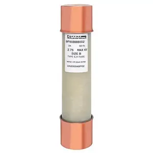 MERSEN FERRAZ 9F60BBB002 Fuse, Medium Voltage, 2750V, 2A, PT Type, Ferrule Mount | CH4RQK