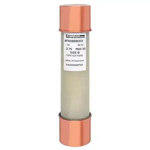 MERSEN FERRAZ 9F60BBB003 Fuse, Medium Voltage, 2750V, 3A, PT Type, Ferrule Mount | CH4RQL