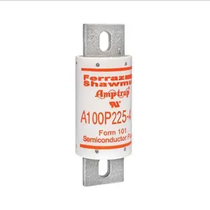 MERSEN FERRAZ A100P225-4 Semiconductor Fuse, High Speed, 1000V, 225A, aR Class | CH4TML