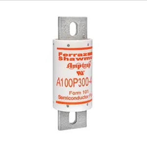 MERSEN FERRAZ A100P300-4 Semiconductor Fuse, High Speed, 1000V, 300A, aR Class | CH4TMP