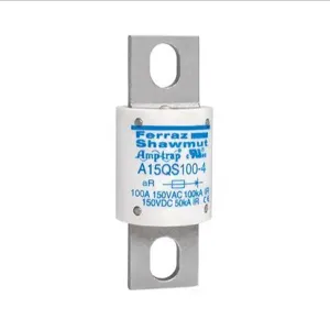 MERSEN FERRAZ A15QS100-4 Semiconductor Fuse, High Speed, 150V, 100A, aR Class | CH4TUJ