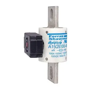 MERSEN FERRAZ A15QS100-4IL Semiconductor Fuse, High Speed, 150V, 100A, aR Class | CH4TUK