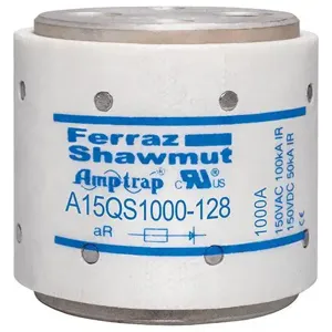 MERSEN FERRAZ A15QS1000-128 Semiconductor Fuse, High Speed, 150V, 1000A, aR Class, Type 128 | CH4TUD